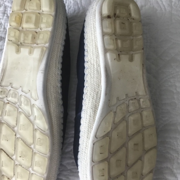 Navy blue espadrilles size 9 1/2 - Picture 3 of 4